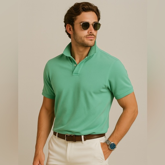 Club Room Mint Green Polo Shirt - Picture 1 of 4